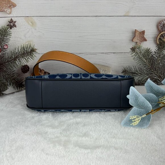 NWT Teri Denim Cherry Shoulder Bag - Picture 4 of 5